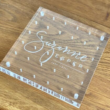 36 Hole Acrylic Sugar Flower Display and Petal Holder