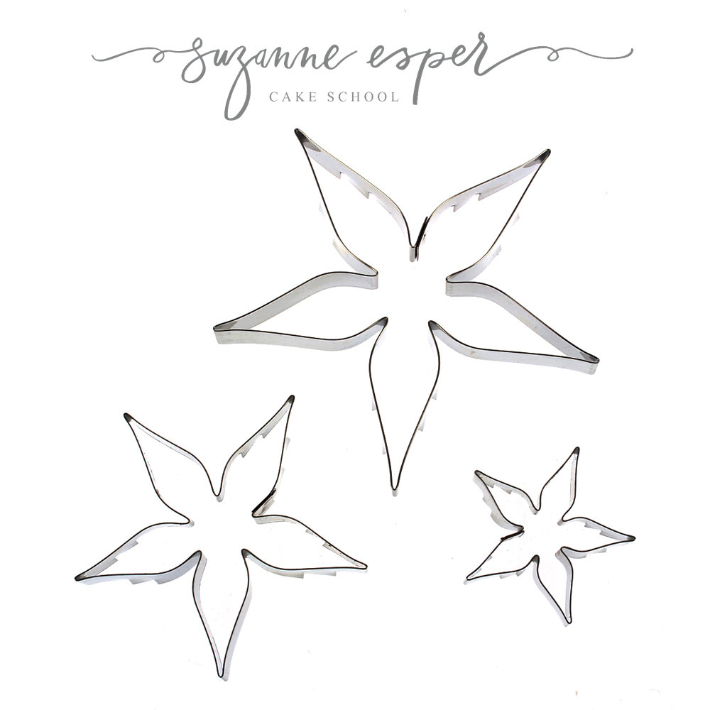 3 piece Rose Calyx Stainless Steel Cutters - Image 2