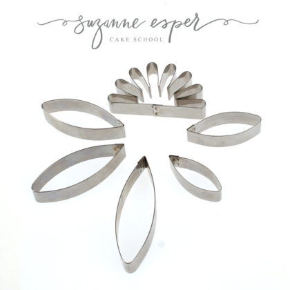 6 piece Dahlia Stainless Steel Cutter Set