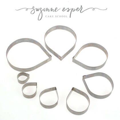 8 piece Rose Petal Professional Stainless Steel Cutter Set